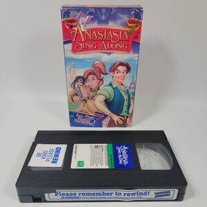 VTG Anastasia Sing Along FernGully Littlest Rebel VHS Video Tape Fox‎ 1997